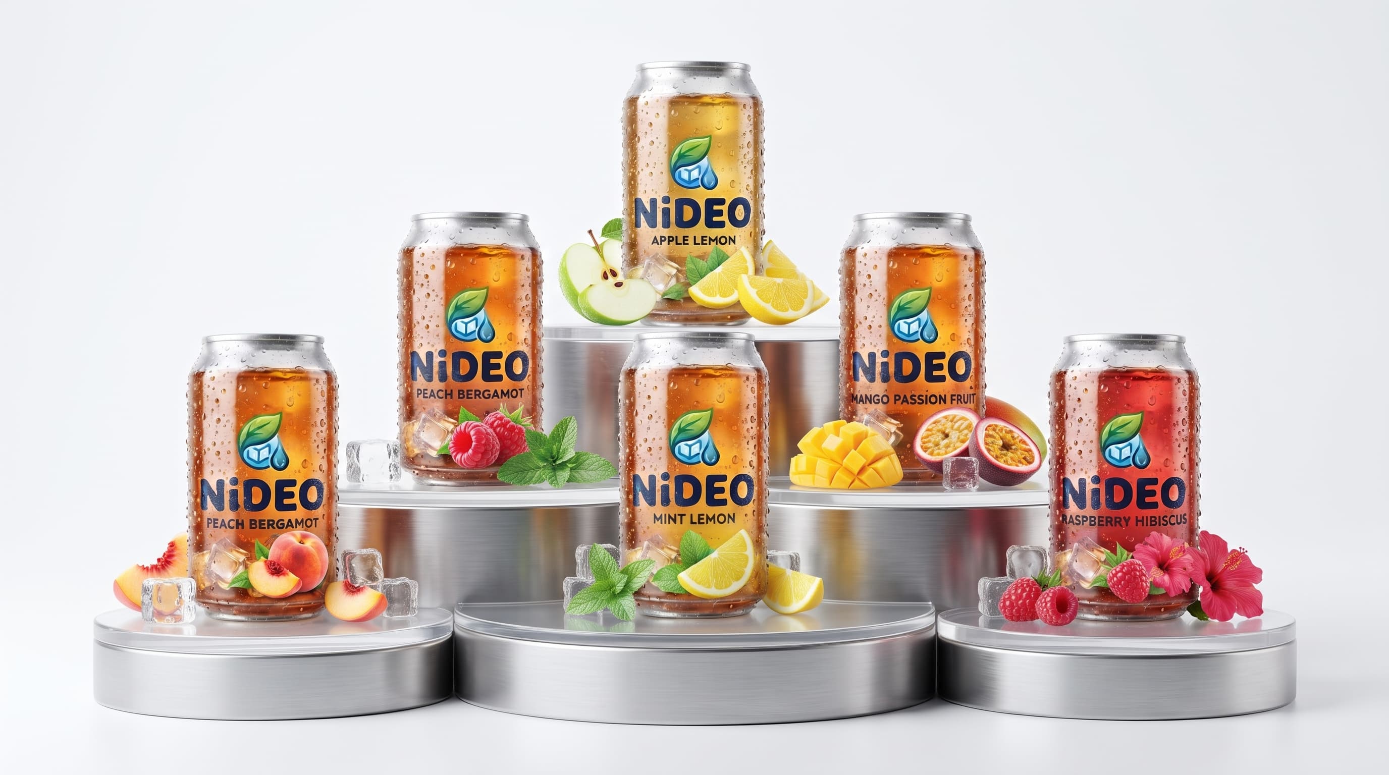 Gamme Nideo Ice Tea — toutes les saveurs